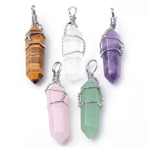COPY - Top Plaza 5PCS Natural Amethyst Necklace Jewelry